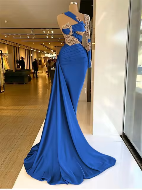 Lace prom dresses, evening dresses, custom make prom dress, arabic prom dress, new arrival evening dresses, fashion evening gowns, elegant prom dress C1897