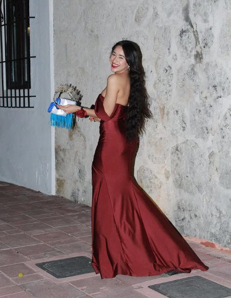 Classy Burgundy Off The Shoulder Evening Dress Prom Dress,Mermaid Party Dress cc2855