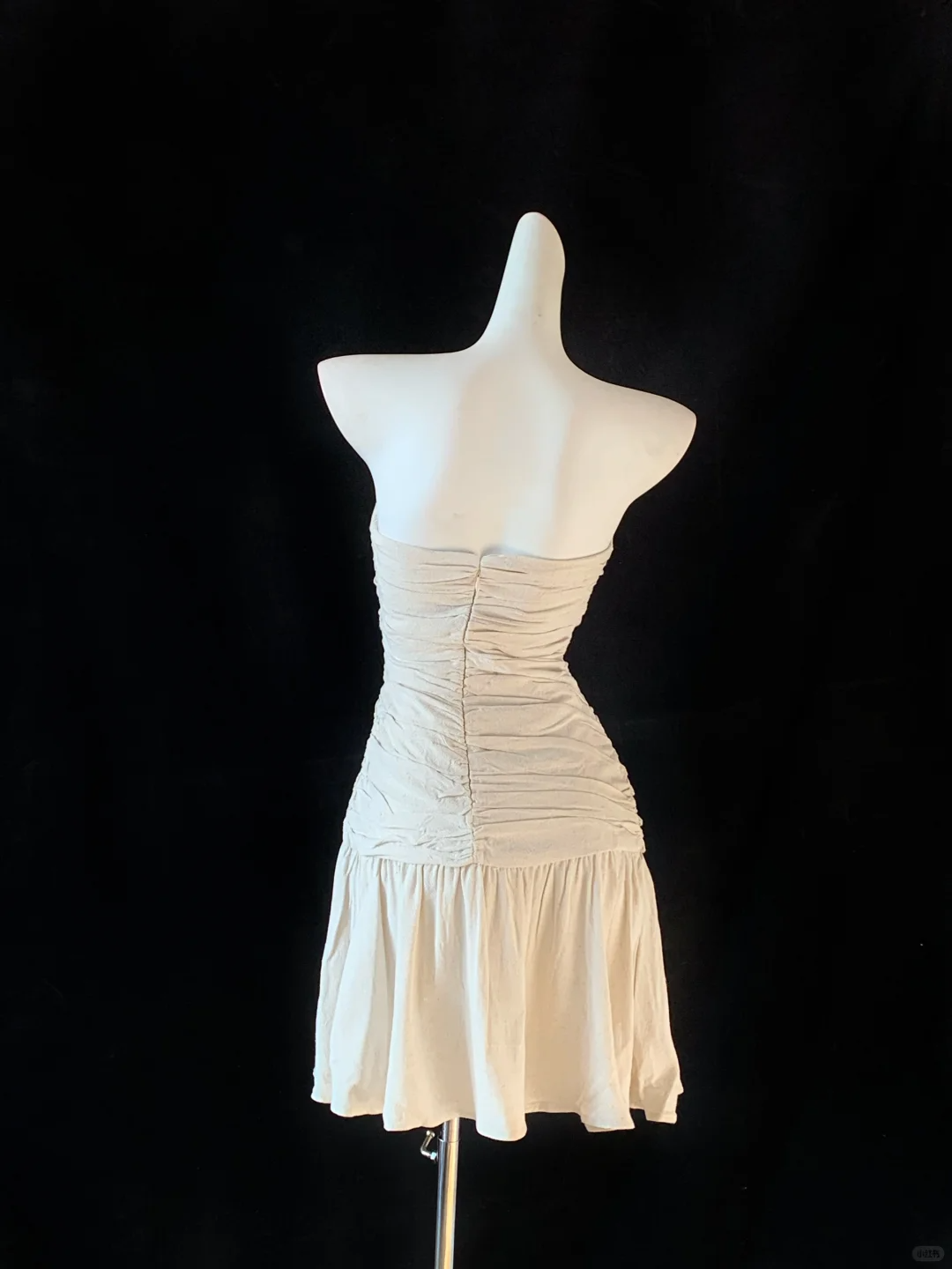 Light Champagne Satin A Line Homecoming Dress Cocktail Dress cc3078