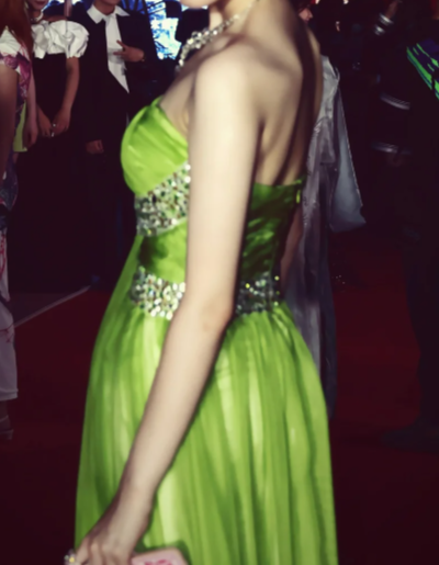 Elegant Prom Dress Strapless Pleated Long Evening Dress Gala Dress cc5686