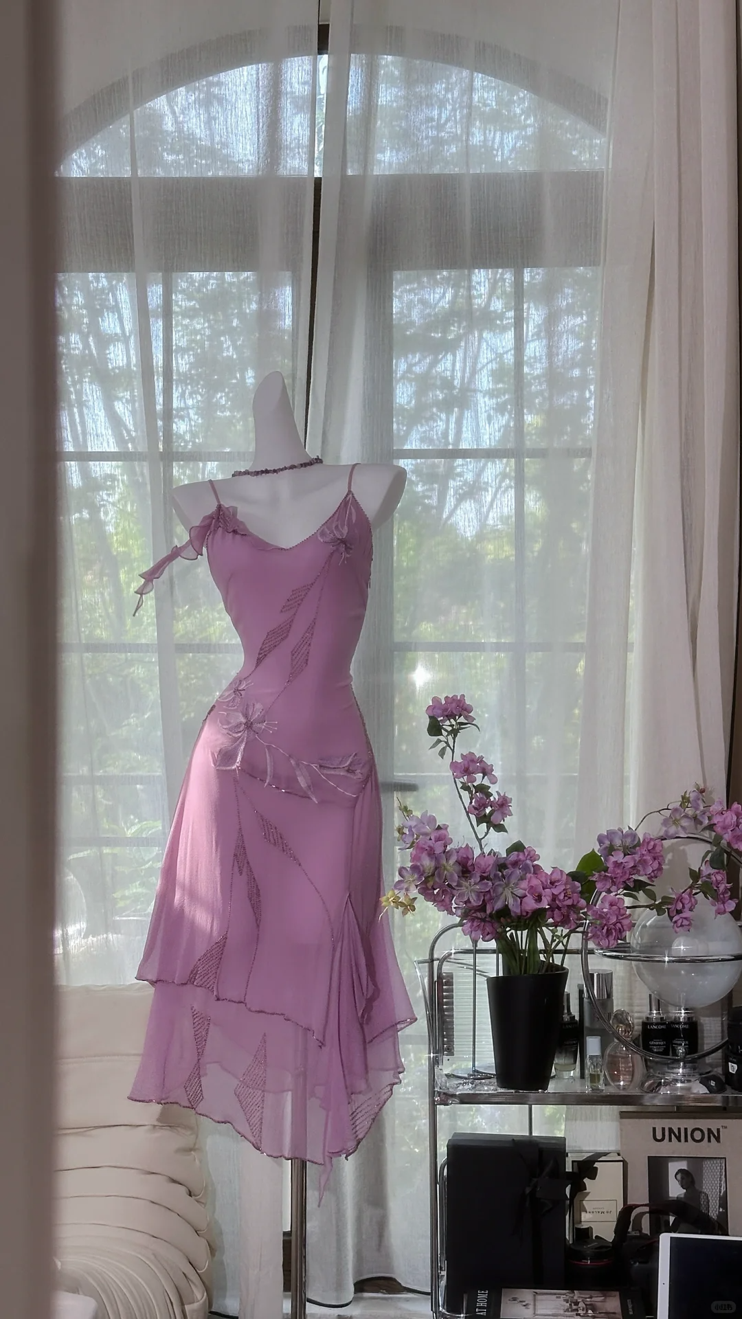 Classy Chiffon V Neck Short 18th Birthday Party Dress Purple Short Homecoming Dress cc3339