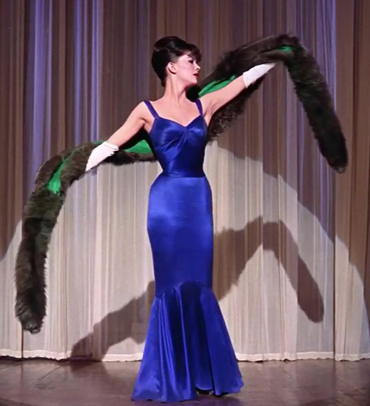 Vintage Royal Blue Satin Mermaid Evening Dress Long Prom Party Gown cc2312