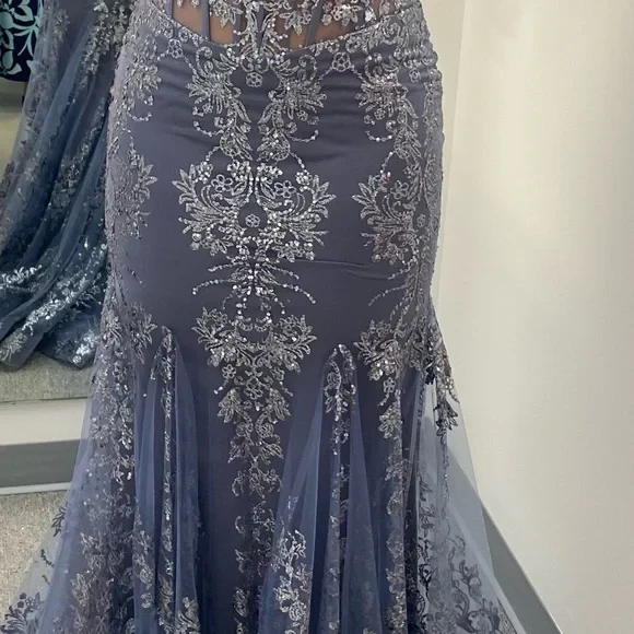 Charming V-Neck Mermaid Prom Dress,Fashion Evening Dress cc1350
