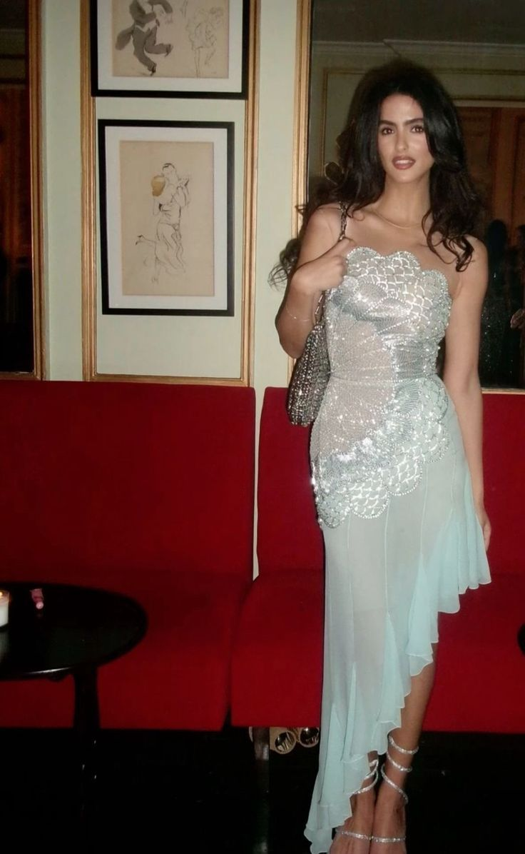 Elegant Mermaid Strapless Chiffon Light Blue Prom Dress Formal Evening Dress cc2519