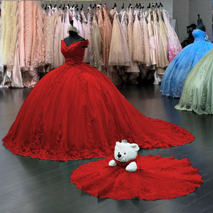 Off Shoulder Pink Sweet 16 Quinceanera Dresses Lace Birthday Ball Gown cc1118