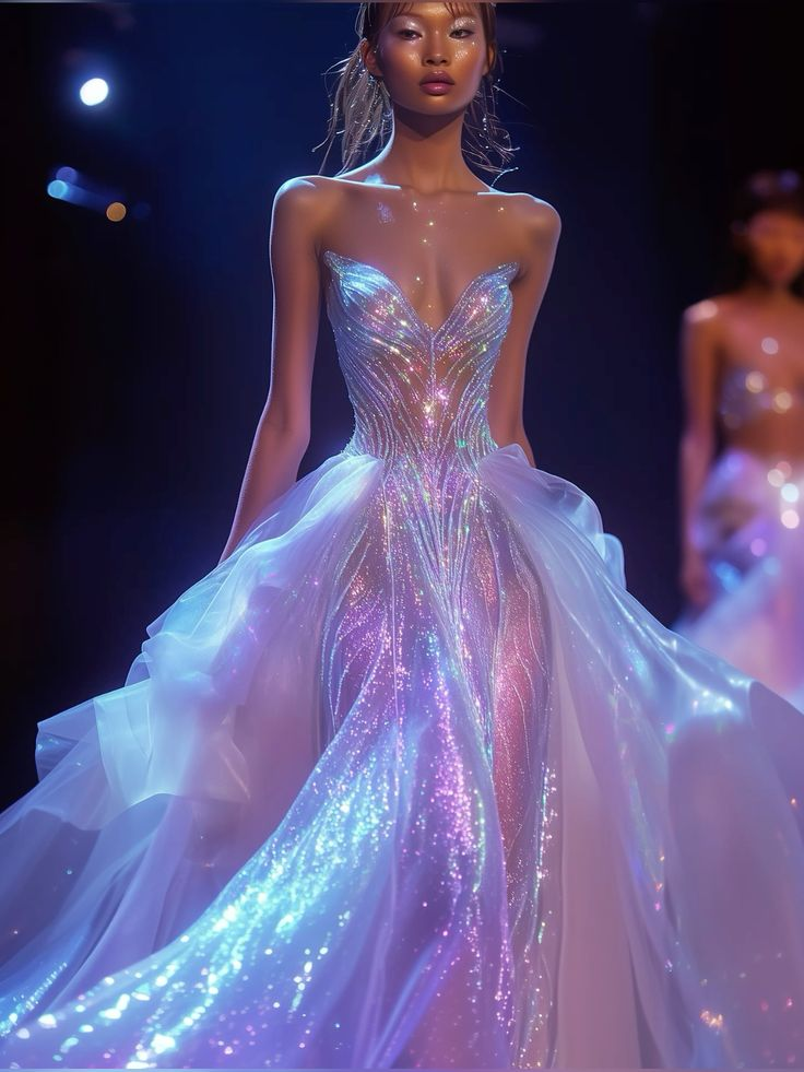 Dream Purple Chiffon Sequins Mermaid Prom Dress,Formal Evening Dress Party Dress cc2796