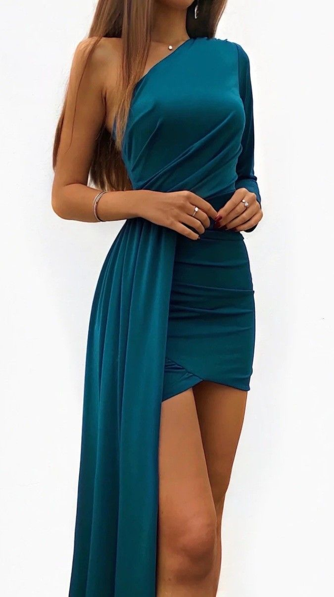 Sexy One Sleeve Party Dress,Cocktail Dress cc628