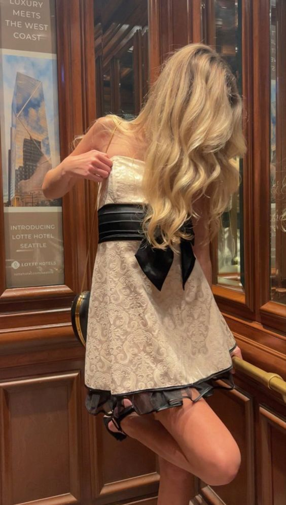 Vintage Light Champagne Short Homecoming Dress Cocktail Dress cc1962