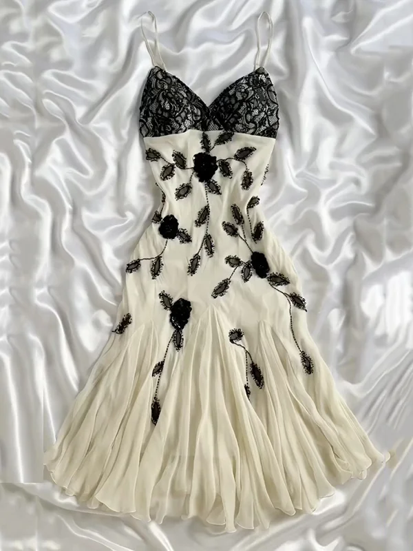 Elegant Lace Chiffon Sequins Beaded Party Evening Gown,Mermaid Prom Dress cc2758