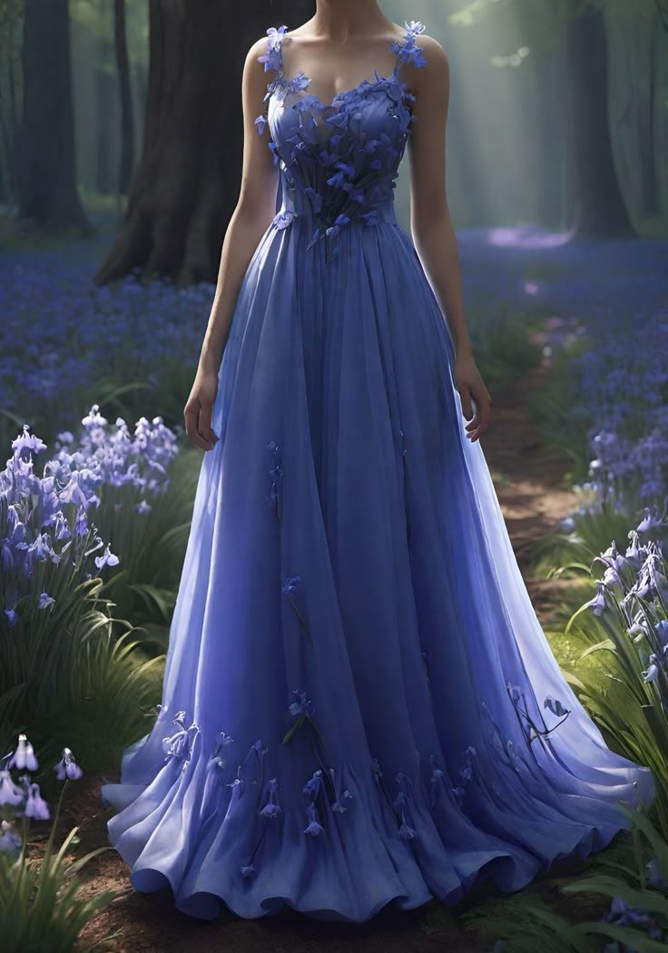 Dream Lavender Chiffon Appliques Prom Dress,Formal A Line Party Evening Dress cc2837