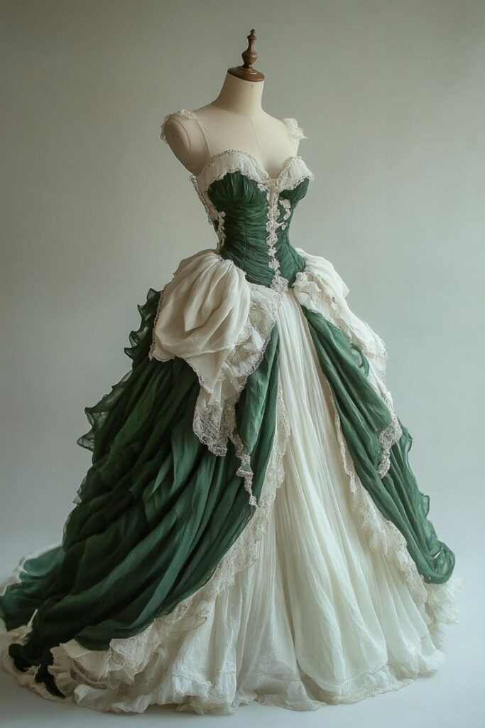 Vintage Spaghetti Straps Chiffon Lace Pleated Prom Dress,A Line Evening Dress Birthday Ball Gown cc2845