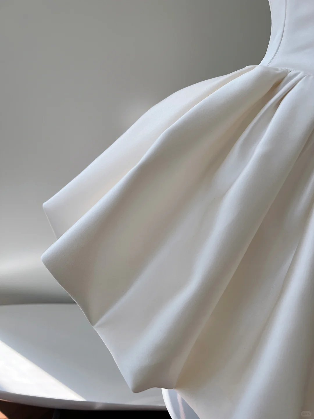 Simple White Satin A Line Homecoming Dress Short Birthday Dress cc3166