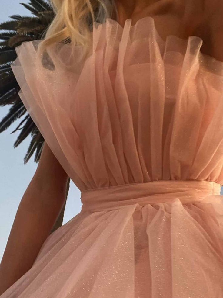 Sweet Princess Light Pink Shimmering Multi-layered Tulle Short 16th Birthday Homecoming Dress cc4120