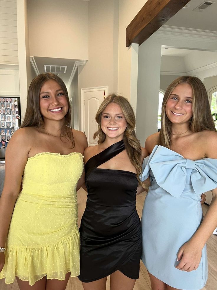Fresh Yellow Tube-top Polka Dot Waist Chiffon 17th Birthday Homecoming Dress cc4146