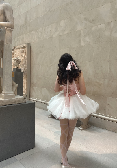 Sweet Ballet Sleeveless Lace Pattern Bow A-line Tulle 16th Birthday Homecoming Dress cc4151