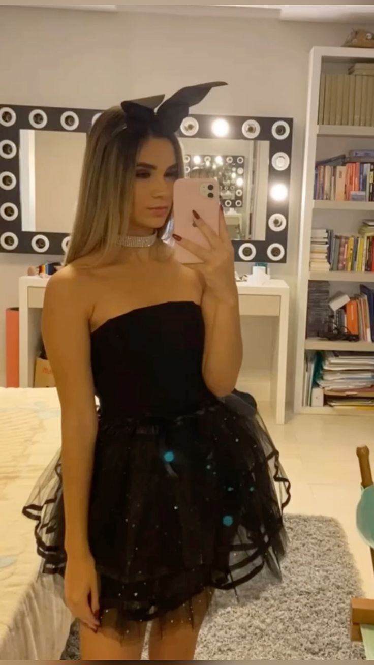 Cute Black Sleeveless Tulle A-line 17th Birthday Homecoming Dress cc4154
