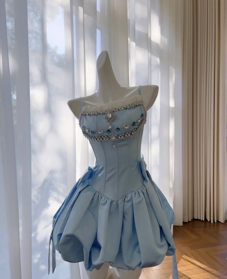 Retro Tube Top Rhinestone Bow Satin Bud 16th Birthday Homecoming Dress cc4155
