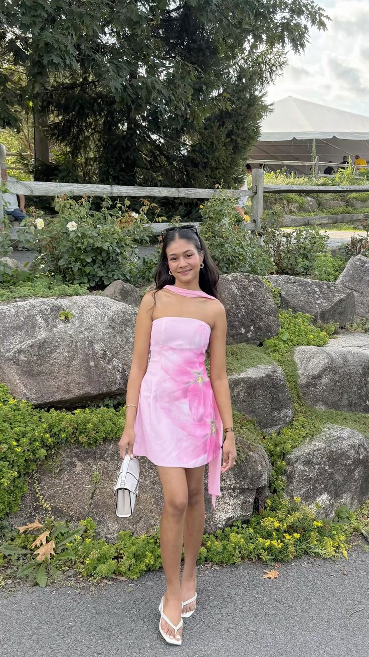 Sweet Printed Tube Top With Ribbon A-line 16th Birthday Homecoming Dress cc4156