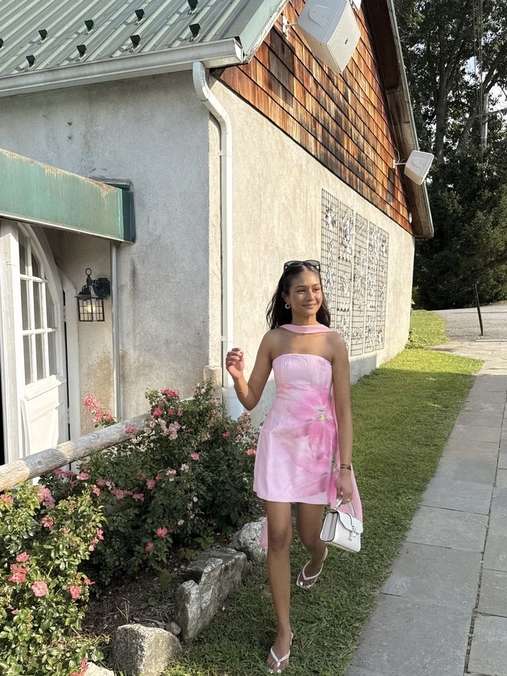 Sweet Printed Tube Top With Ribbon A-line 16th Birthday Homecoming Dress cc4156