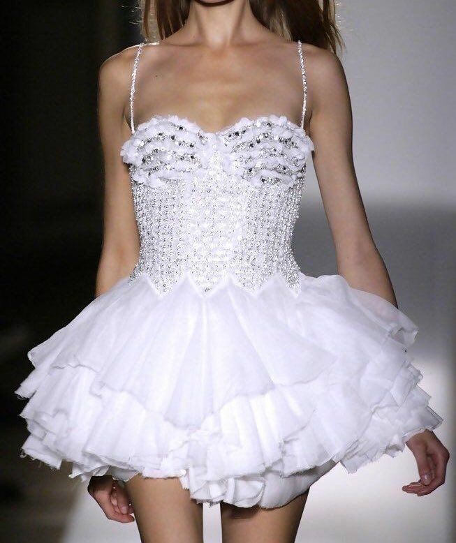 Gorgeous White Strappy Sequined Multi-layered Tulle A-line 16th Birthday Homecoming Dress cc4166