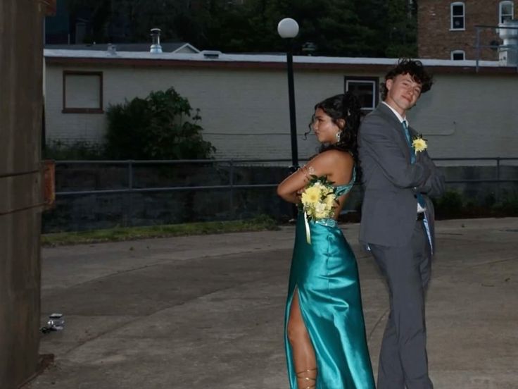 Elegant Turquoise Deep V Halter Neck Satin Slit Long Prom Dress Evening Dress cc4923