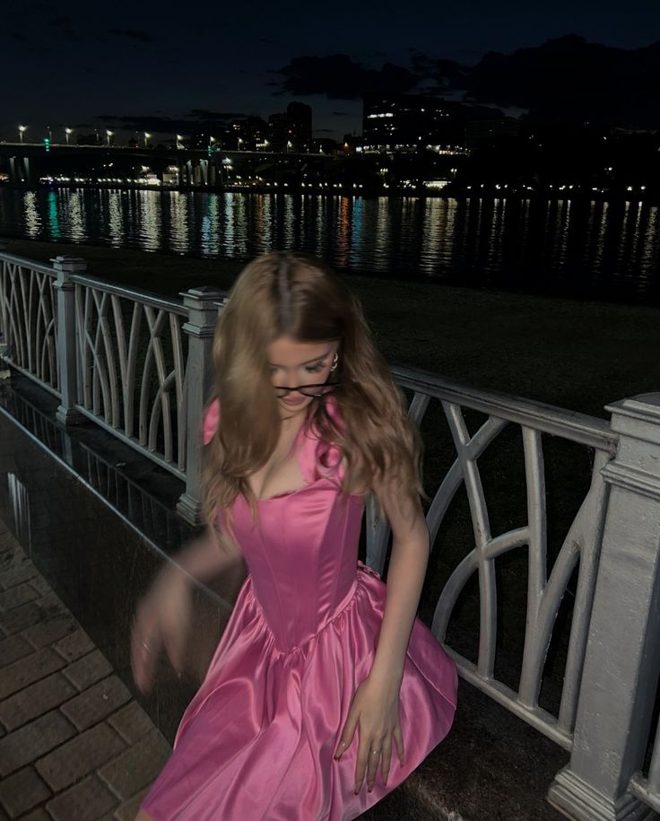 Sweet Pink Bow Satin A-Line 16th Birthday Homecoming Dress cc4276