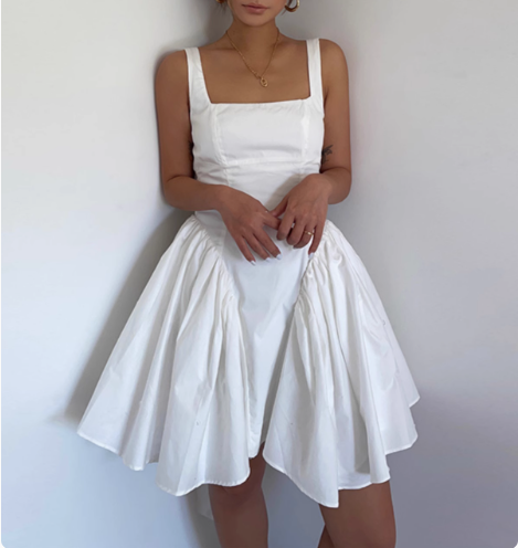 Cute Butterfly Backless Square Neck Waist Backless 17th Birthday Homecoming Dress cc3505