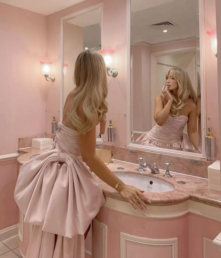 Sweet Pink Tube Top Pleated Flower Bud Bow 17th Birthday Homecoming Dress cc4003