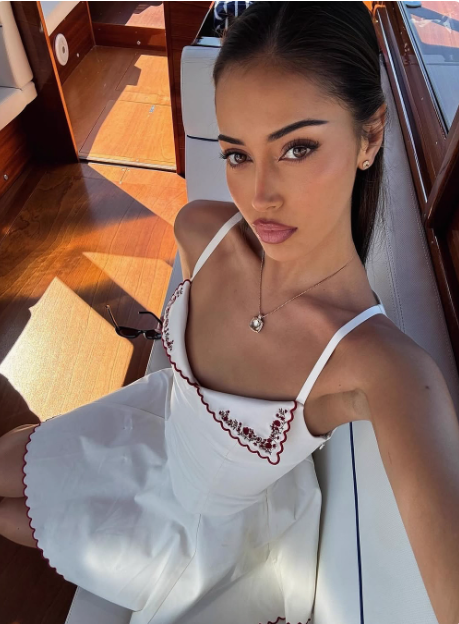 French Waist Embroidered Suspenders A-line Birthday Short Skirt Homecoming Dress cc3848