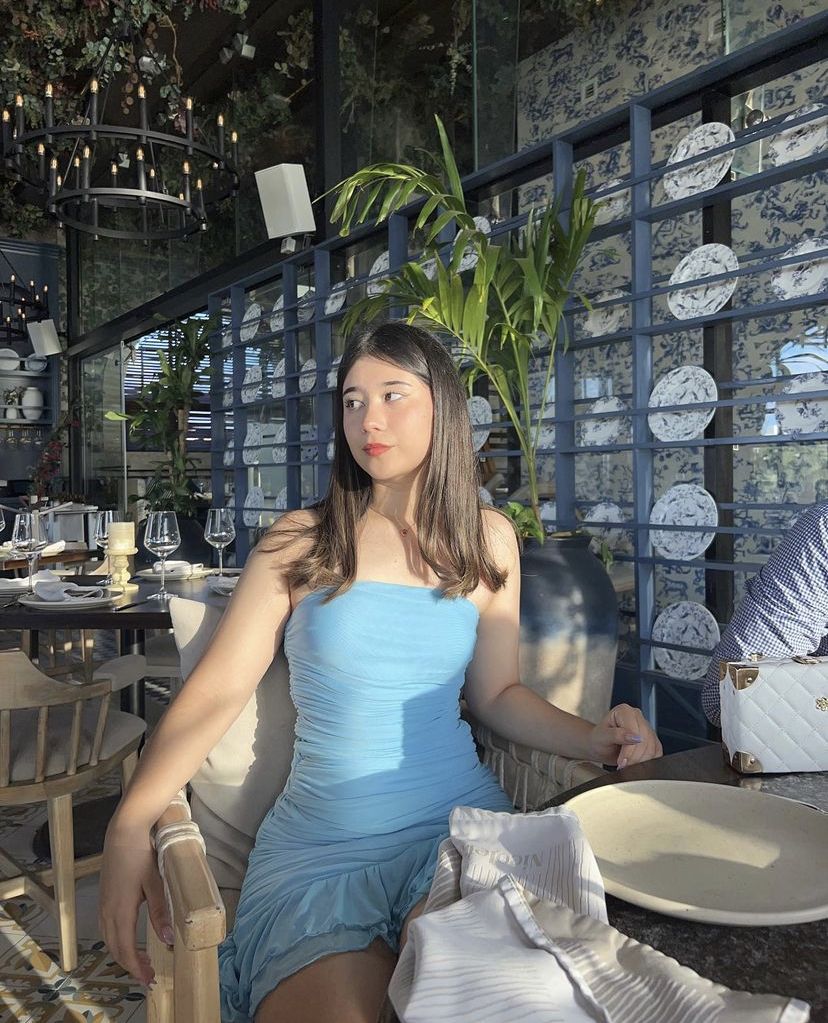 Elegant Light Blue Tube Top Pleated Irregular Ruffles Slim Hip Birthday Party Homecoming Dress cc4408