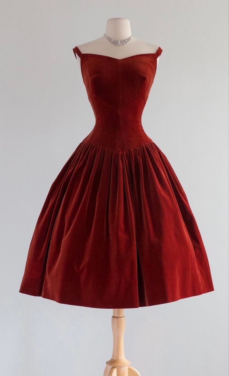 Vintage Elegant Wine Red Velvet Waist A-line 17th Birthday Homecoming Dress cc3974