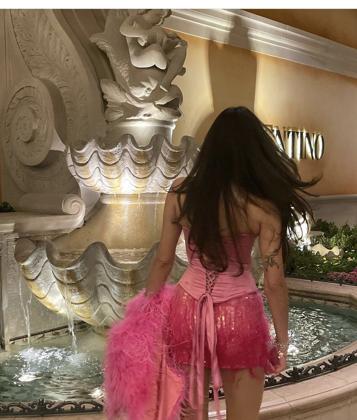 Gorgeous Pink Sleeveless Beaded Feather Waist Satin Birthday Party Homecoming Dress cc4440