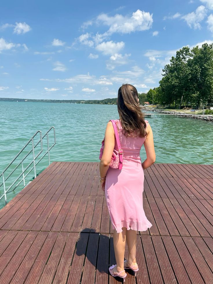 Sweet Pink V-neck Ruffled Waist Chiffon Birthday Party Homecoming Dress cc4592