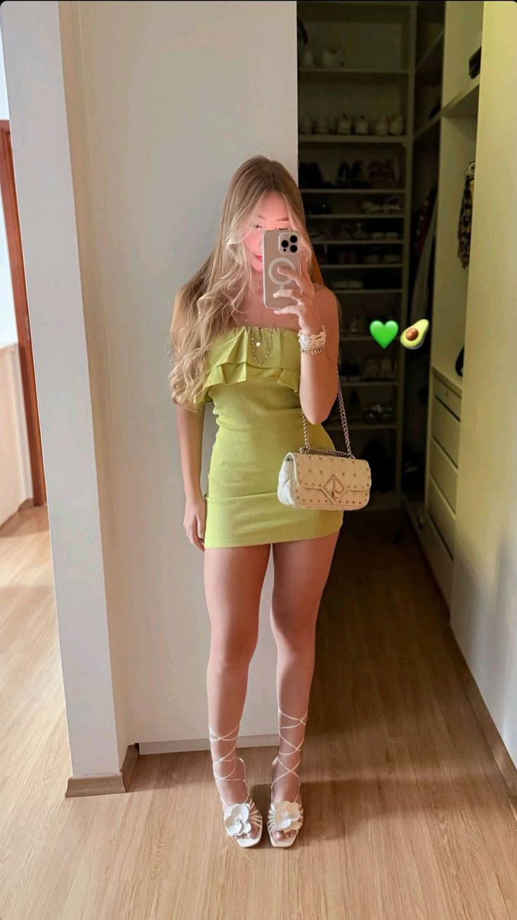 Sweet Green Tube Top Ruffled Slim Hip Short Birthday Dress Homecoming Dress cc4631