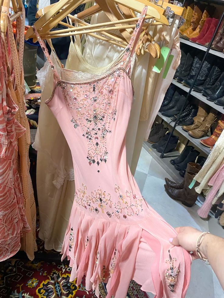 Gorgeous Light Pink Strappy Rhinestone Sequin Chiffon Birthday Homecoming Dress cc4067