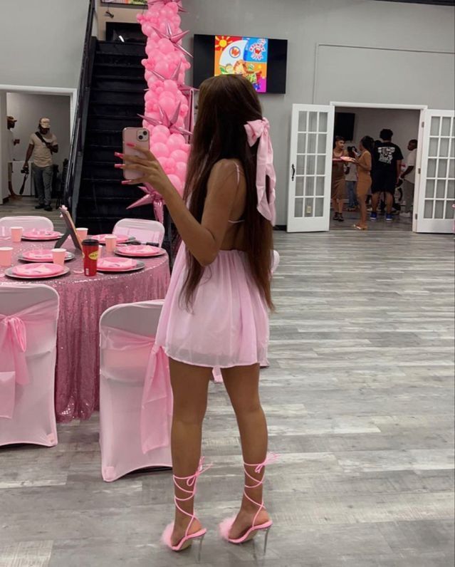 Cute Pink Halter Square Neck Open Back Mini Chiffon 16th Birthday Homecoming Dress cc4699