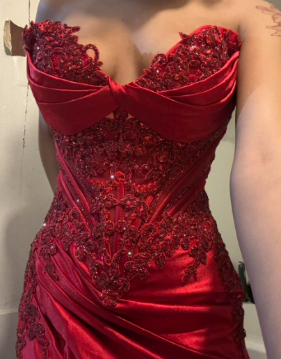 New Arrival Homecoming Dress Sweetheart Satin Pleated Birthday Party Dress Cocktail Dress cc5694