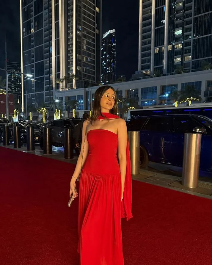 Charming Strapless Red A Line Prom Dress Formal Party Evening Dress cc2270