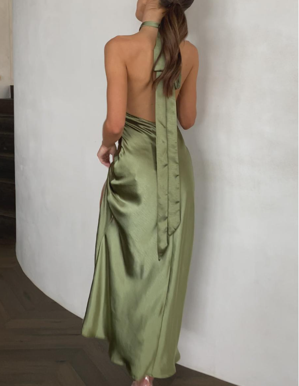 Elegant Sleeveless Backless Strappy Backless Cocktail Party Dress cc653