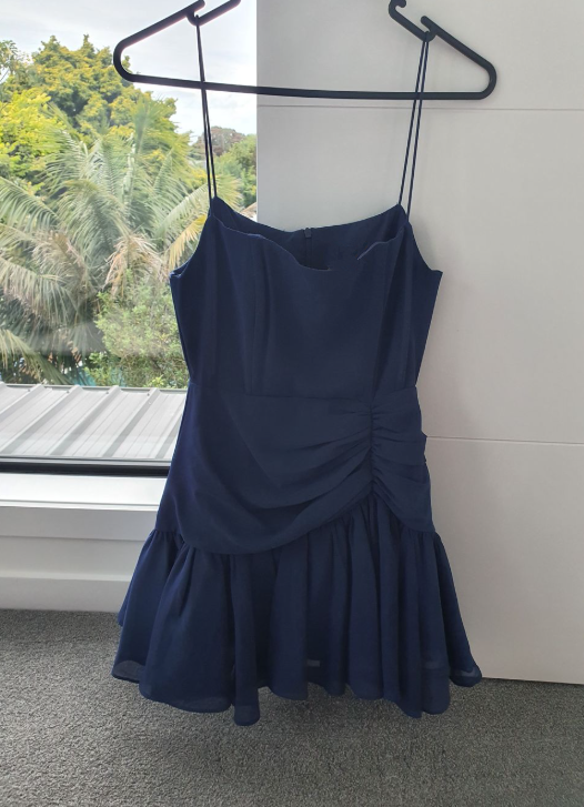 Short Homecoming Dresses, Blue Homecoming Dresses c3009