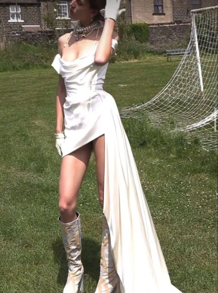 Classy Off The Shoulder Short Birthday Party Dress Formal Homecoming Dress cc3289