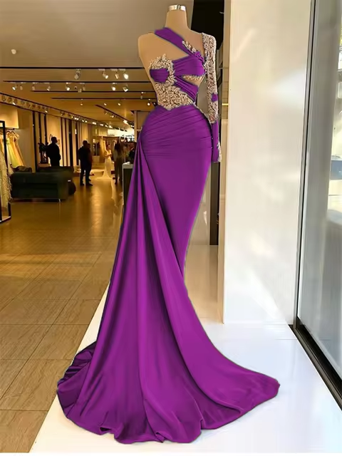 Lace prom dresses, evening dresses, custom make prom dress, arabic prom dress, new arrival evening dresses, fashion evening gowns, elegant prom dress C1897