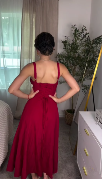 Sweet Blue Sweetheart Neckline A Line Satin Slit Evening Dress Elegant Prom Dress Party Gown cc1497