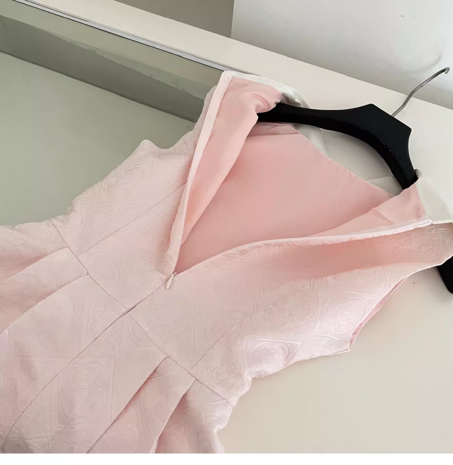 Elegant Pink A Line Birthday Dress Prom Dress cc3056