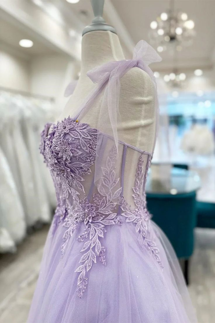 Pretty A-Line Lilac Appliques Beaded Sweetheart Short Homecoming Dress Prom Dress cc1779