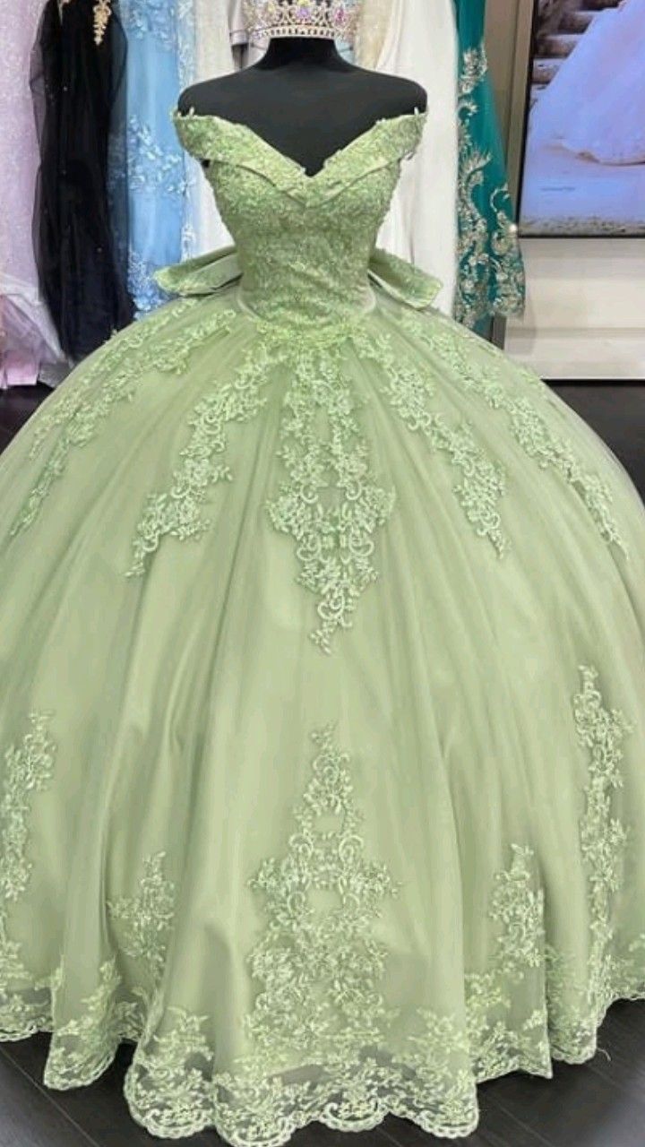 Off The Shoulder Ball Gown Satin Princess Dress With Lace Back With Big Bow cc477