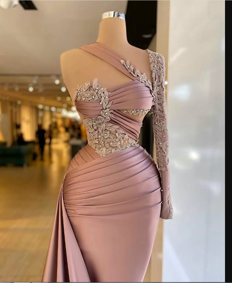 Lace prom dresses, evening dresses, custom make prom dress, arabic prom dress, new arrival evening dresses, fashion evening gowns, elegant prom dress C1897
