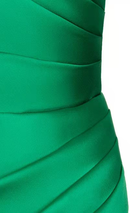 Green Simple Prom Dress Sexy Party Dress Strapless Evening Dress C2345