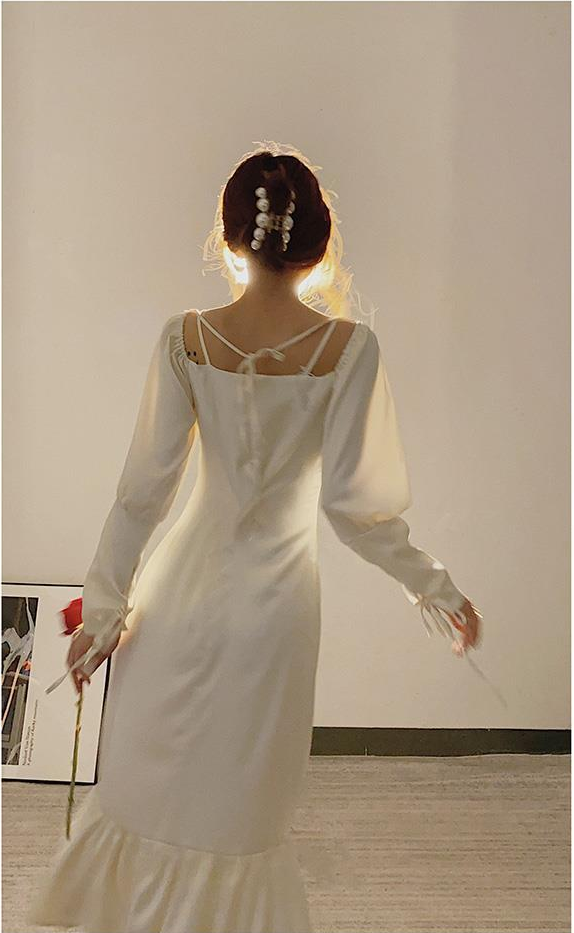 Spaghetti Strasp Simple Prom Dress Chic Party Dress c2529