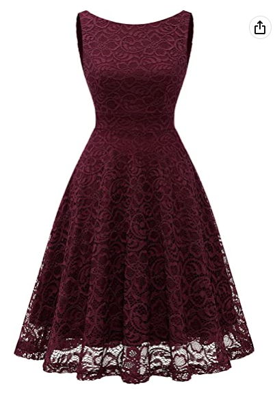 Women Floral Lace Wedding Bridesmaid Dress Formal Cocktail Short Homecoming Dress c2683